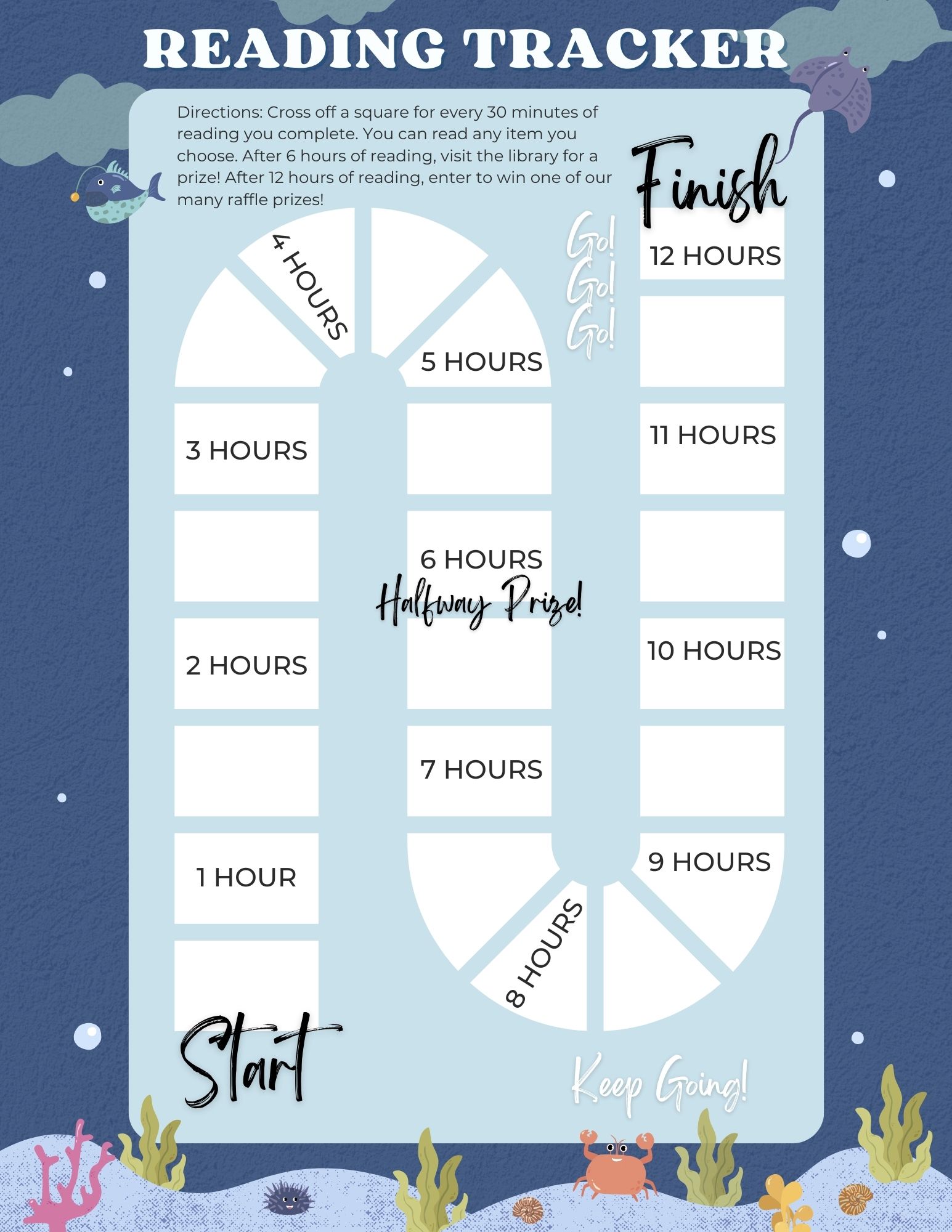 summer reading club tracker 2022